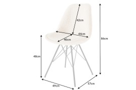 Jídelní židle 4 ks IKAROS Dekorhome