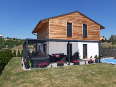 Hliníková pergola rohová POLLARD s polykarbonátem