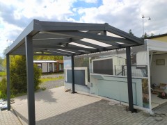 Hliníkový přístřešek MILANO samostatně stojící