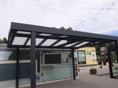 Hliníkový přístřešek MILANO samostatně stojící