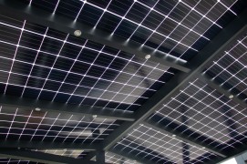 Hliníkový solární přístřešek SOLAR ENERGO s FVE - ostrovní