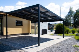 Hliníkový solární přístřešek NEAPOL