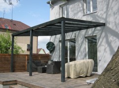 Hliníková pergola POLLARD s polykarbonátem