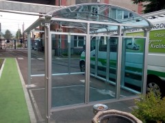 Autobusová zastávka / Kuřárna 3,3x2,5m