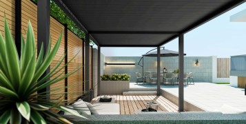 Bioklimatická pergola INTRO PLUS