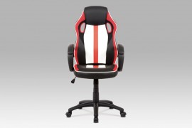 Kancelářská židle KA-V505 RED červená / černá / bílá Autronic