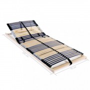 vidaXL Lamelový rošt postele se 42 lamelami 7 zón 70 x 200 cm