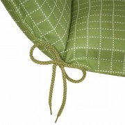 vidaXL Polstry na zahradní židle 6 ks 117x49 cm zelené