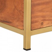 vidaXL Příborník 90 x 30 x 45 cm masivní akáciové dřevo