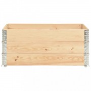 vidaXL Vyvýšené záhony 3 ks 100 x 150 cm masivní borové dřevo