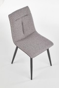 Jídelní židle K374 šedá / černá