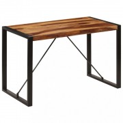 vidaXL Jídelní stůl 120 x 60 x 76 cm masivní sheeshamové dřevo