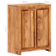 vidaXL Příborník 60 x 33 x 75 cm masivní sheeshamové dřevo