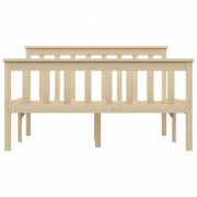 vidaXL Rám postele přírodní masivní borové dřevo 140 x 200 cm