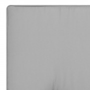 vidaXL Podušky na zahradní židle 4 ks šedé 120 x 50 x 5 cm