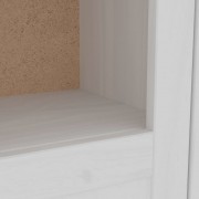 vidaXL Komoda Hill Range bílá 85 x 37 x 170,5 cm masivní borové dřevo