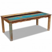 vidaXL Jídelní stůl z masivního recyklovaného dřeva 200x100x76 cm