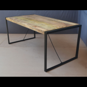 Jídelní stůl 180x90 z indického masivu mango, Mango natural