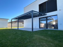 Hliníková pergola POLLUX se sklem