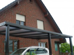 Hliníková pergola 700 cm antracit / polykarbonát Dekorhome