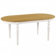 vidaXL Jídelní stůl oválný 180 x 90 x 75 cm masivní dubové dřevo