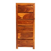 Komoda Gani 60x150x45 z indického masivu palisandr, Světle medová