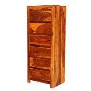 Komoda Gani 60x150x45 z indického masivu palisandr, Světle medová