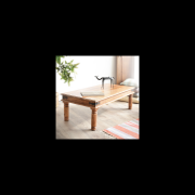 Konferenční stolek Jali 110x40x60 z indického masivu palisandr Světle medová