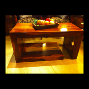 Konferenční stolek Tara 110x45x60 z indického masivu palisandr, Natural