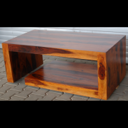 Konferenční stolek Tara 110x45x60 z indického masivu palisandr, Only stain