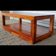 Konferenční stolek Tara 90x45x60 z indického masivu palisandr, Světle medová