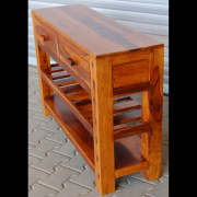 Konzolový stůl Kali 110x76x35 z indického masivu palisandr, Only stain