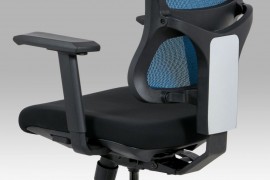 Kancelářská židle KA-M04 BLUE černá / modrá Autronic
