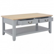 vidaXL Konferenční stolek šedý 100 x 55 x 40 cm dřevo