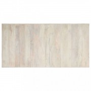 vidaXL Jídelní stůl bílý 200 x 100 x 75 cm masivní mangovníkové dřevo