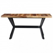 vidaXL Jídelní stůl 160 x 80 x 75 cm masivní sheeshamové dřevo
