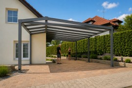 Hliníkový přístřešek MILANO samostatně stojící