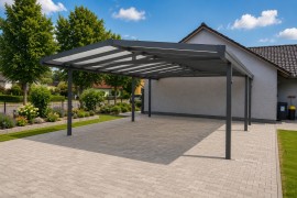 Hliníkový přístřešek MILANO samostatně stojící