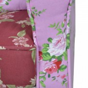 vidaXL Křeslo patchwork textilní