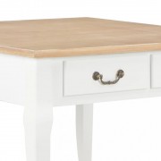 vidaXL Konferenční stolek bílý 80 x 80 x 50 cm dřevo