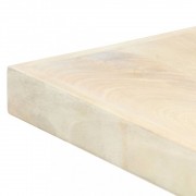 vidaXL Jídelní stůl bílý 200 x 100 x 75 cm masivní mangovníkové dřevo