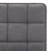 vidaXL Jídelní židle 6 ks světle šedé textil
