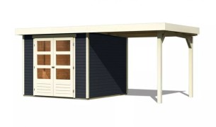 Dřevěný zahradní domek ASKOLA 3,5 s přístavkem 240 Dekorhome