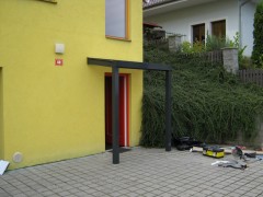 Vchodová stříška MONARK se sloupy