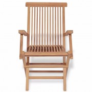 vidaXL Zahradní nábytek jídelní set 5 kusů teak