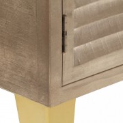 vidaXL Příborník 80 x 35 x 80 cm masivní mangovníkové dřevo a litina