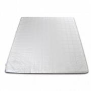 vidaXL Postel s matrací bílá umělá kůže 180 x 200 cm