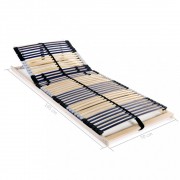 vidaXL Lamelové rošty do postele 2 ks 42 lamel 7 zón 70 x 200 cm