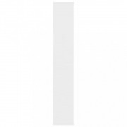 vidaXL Knihovna/dělící stěna bílá vysoký lesk 100x24x140cm dřevotříska