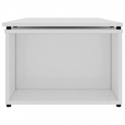 vidaXL Konferenční stolek bílý vysoký lesk 150x50x35 cm dřevotříska